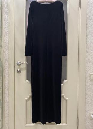 Вечернее бархатное платье, длинное силуэтное платье6 фото