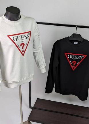 Мужской свитшот guess. мужская кофта гес. теплый (осень-зима)