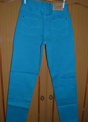Джинси lее яскраво - бірюзові нові