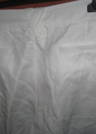 Штаны широкие лён белые xl6 фото