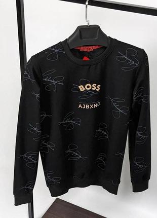 Мужской свитшот hugo boss. мужская кофта хуго босс4 фото