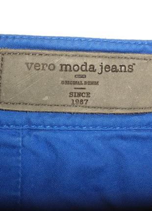 Летние зауженные брюки  джинсы мом vero moda jeans с защипами7 фото