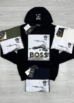 Мужское худи hugo boss. кофта хуго босс мужская. трехнить4 фото