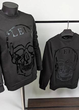 Женский свитшот philipp plein. женская кофта филипп плейн. теплый (осень-зима)7 фото