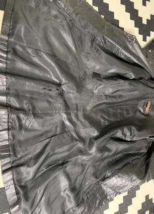 Шкіряний піджак, плащ , курточка, шкіряне пальто vcn leather7 фото