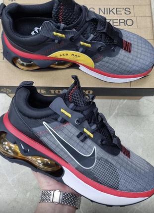 Мужские крутежные кроссовки nike air max grey black white 👟 мужские текстильные кроссовки найк аир макс на воздушных баллонах серые