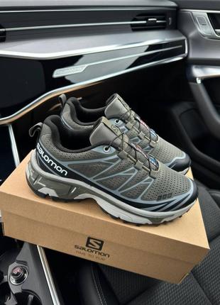 Код а2177 мужские кроссовки salomon lab xt-6 black khaki хаки1 фото