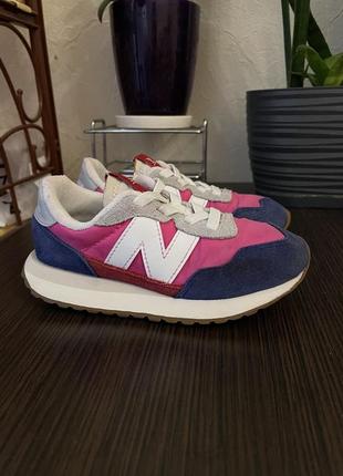 New balance 237  детские спортивные кроссовки3 фото