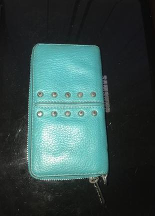 Кожаный кошелёк michael kors2 фото
