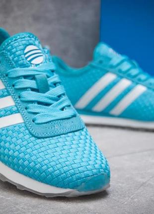 Кросівки жіночі adidas lite, блакитні, < 37 38 39 41