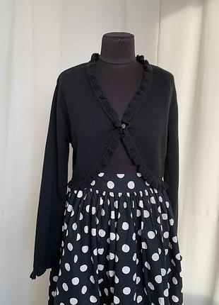 Винтаж новая баварская альпийская готичная кофта кардиган болеро октоберфест дирндль шерсть