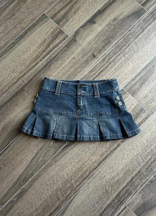 Guess y2k denim skirt sexy 90s