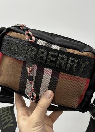 Burberry paddy bag black manbag1 фото