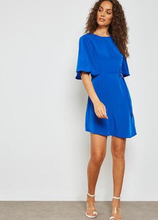 Легкое синее яркое платье tooshop
