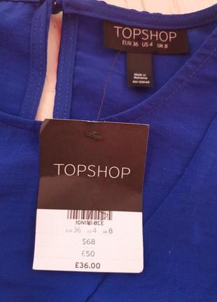 Легкое синее яркое платье tooshop 9