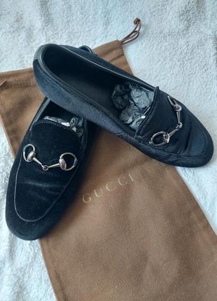 Gucci туфли,велюр