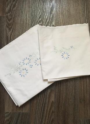 Элитное постельное хлопок италия вышивка.