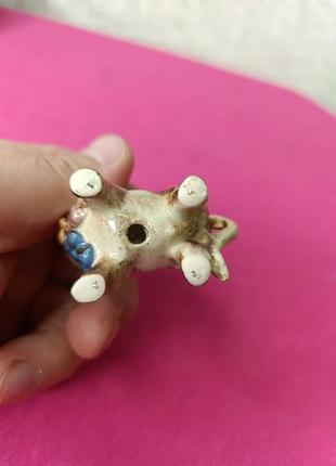 Керамическая фигурка статуэтка корова корова бык бычок для фарфор