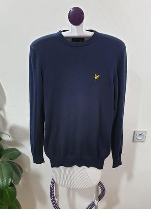 Lyle scott кофта джемпер хлопок/шерсть