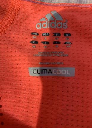 Классная яркая спортивная футболка clima cool adidas4 фото