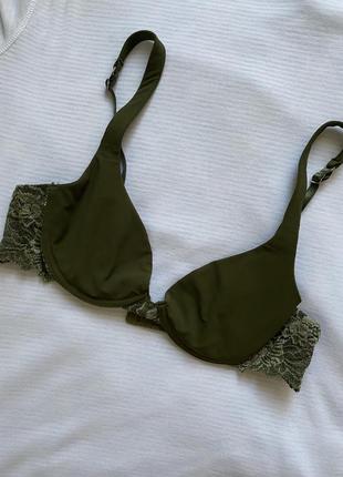 Шикарний ліф, бра, бюстик, мереживний бюстгальтер з м'якими чашечками h&m