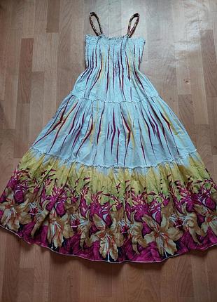 Сарафан из натуральной ткани р с-л