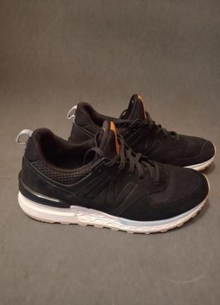 Жіночі шкіряні кросівки new balance 574 ws574pmd