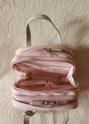 Маленькая розово-серая дорожная сумка antler