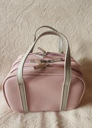 Маленькая розово-серая дорожная сумка antler7 фото