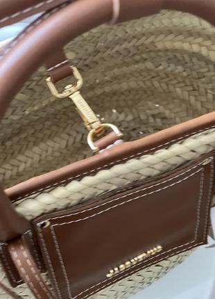 Соломʼяна сумка jacquemus beach bag оригінал нова6 фото