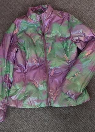 Демисезонная куртка ветровка для девочки2 фото