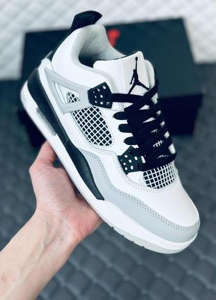Кросівки жіночі весняні nike air retro jordan 4 grey кросовки найк джордан 4