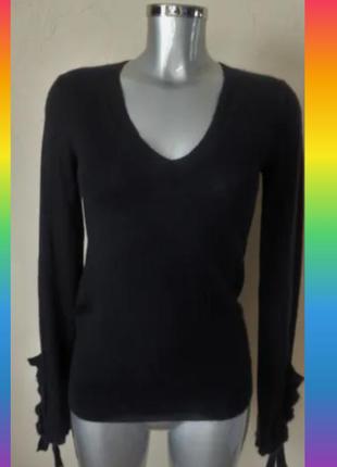 Свитер celine - black sweater - size s / 36fr - cashmere &amp; silk - perfect condition