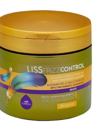 Маска для непослушных волос  liss frizz control deliplus 400 мл