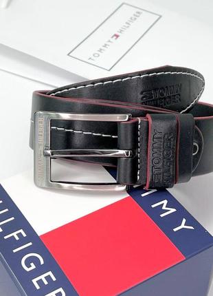 Шкіряний ремінь tommy hilfiger2 фото