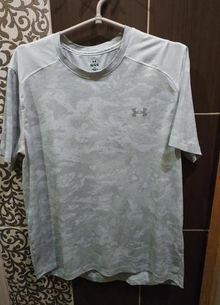 Чоловіча футболка, термобілизна, для заняття спортом under armour comp print