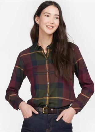 Рубашка блуза сорочка в клітинку barbour burberry1 фото