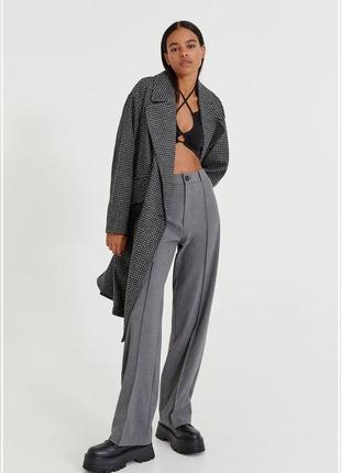 Пальто с шерстью в составе pull &amp; bear