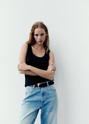 Майка zara з подвійними бретелями