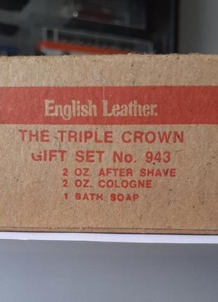 English leather подарунковий набір вінтаж6 фото