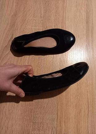 Замшевые балетки на девочку 34 размер