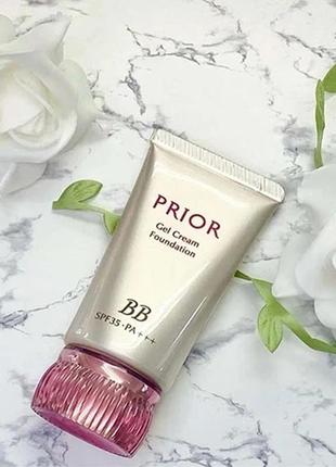 Bb крем shiseido prior gel cream foundation bb spf35 pa+++япония3 фото