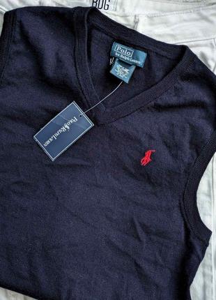 Новий шерстяний жилет ralph lauren polo, оригінал