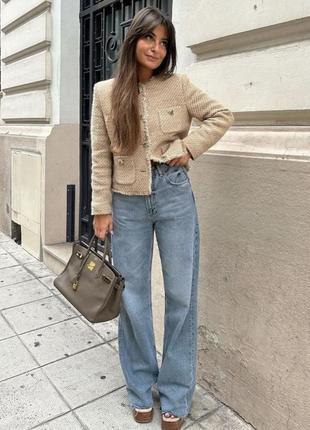 Джинси zara wide leg