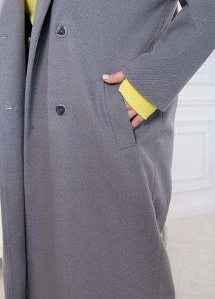 Жіноче демісезоне кашемірове пальто 46-68 розміри10 фото