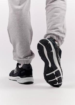 Кроссовки мужские new balance 920 black white черный с белым спортивные кроссовки нью баланс6 фото