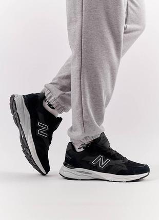 Кроссовки мужские new balance 920 black white черный с белым спортивные кроссовки нью баланс9 фото