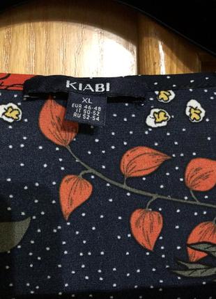 Блуза маки цветы  kiabi , оригинал9 фото