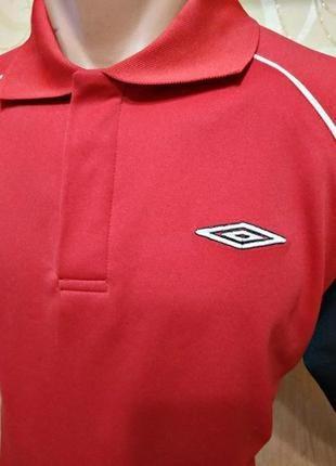 Комфортне якісне спортивне поло британського бренду umbro3 фото