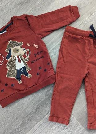 Комплект для мальчика 80-86, штаны и свитшот